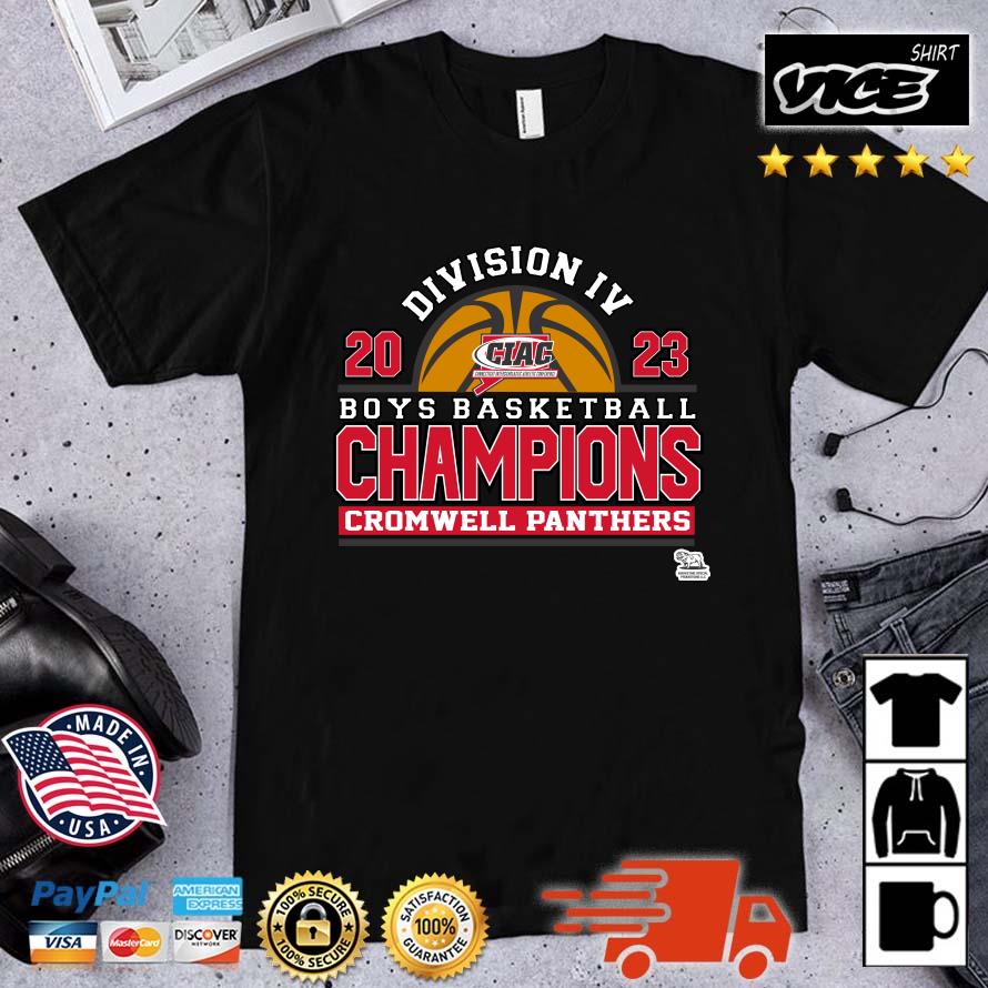 Premium Cromwell Panthers 2023 Division IV Boys Basketball Champions shirt