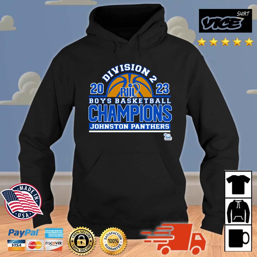 Premium Johnston Panthers 2023 Division 2 Boys Basketball Champions Hoodie