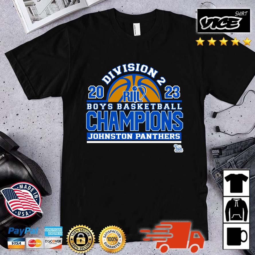 Premium Johnston Panthers 2023 Division 2 Boys Basketball Champions shirt