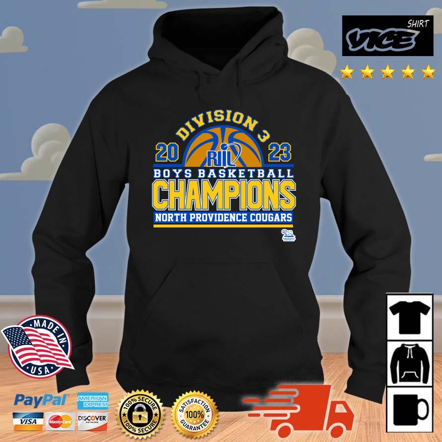 Premium North Providence Cougars 2023 Division 3 Boys Basketball Champions Hoodie