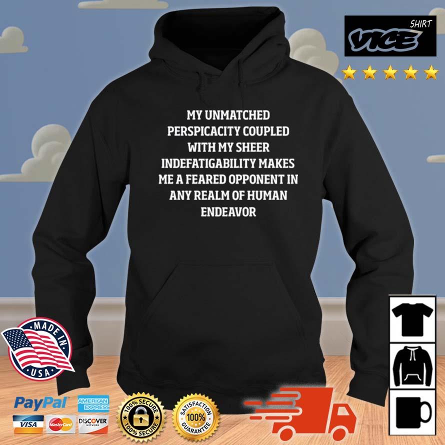 Resist The Slave Mind My Unmatched Perspicacity Coupled Shirt Hoodie