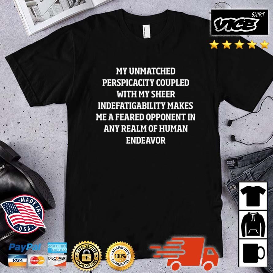 Resist The Slave Mind My Unmatched Perspicacity Coupled Shirt