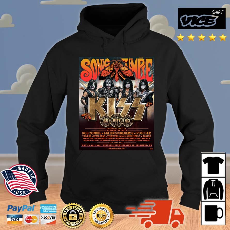 Sonic Temple Kiss The Final 50 Sows The 50th Anniversary Saturday May 27 Shirt Hoodie