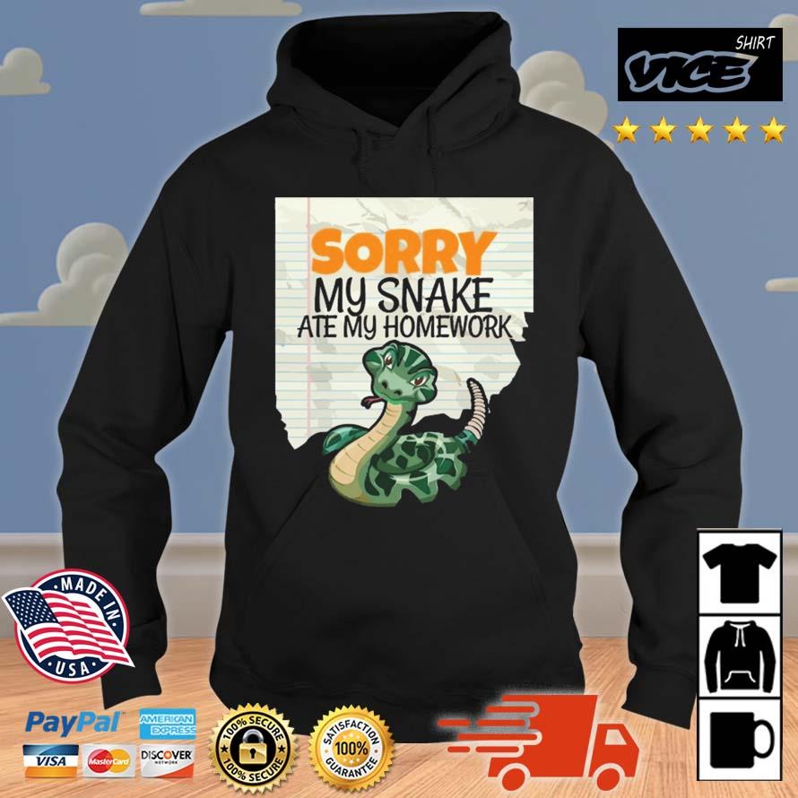 Sorry My Snake Ate My Homework Teacher School Shirt Hoodie