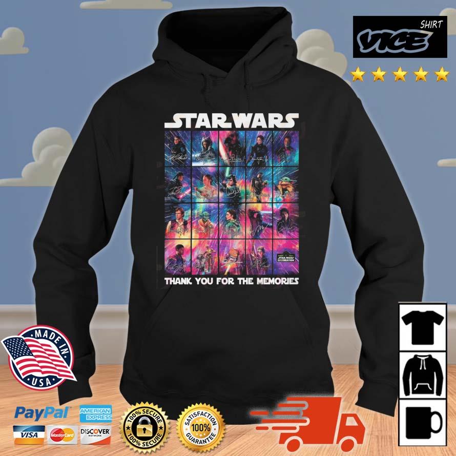 Star Wars Celebration Thank You For The Memories Signatures Shirt Hoodie