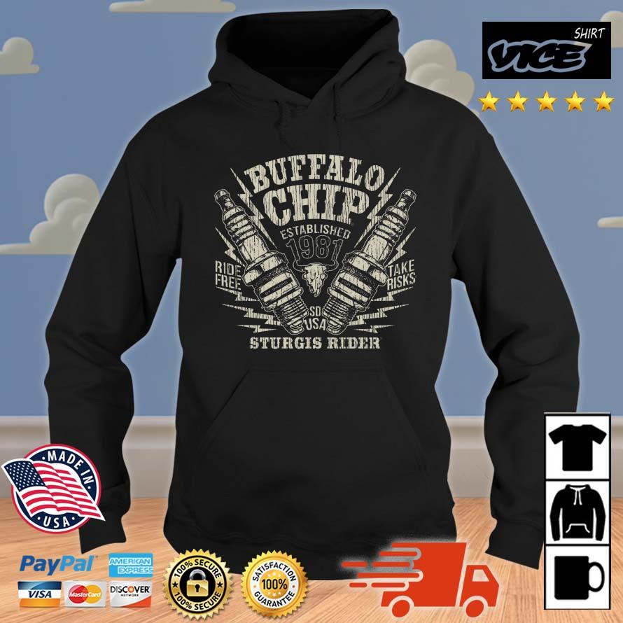 Sturgis Buffalo Chip Take Risk Spark Plug Shirt Hoodie