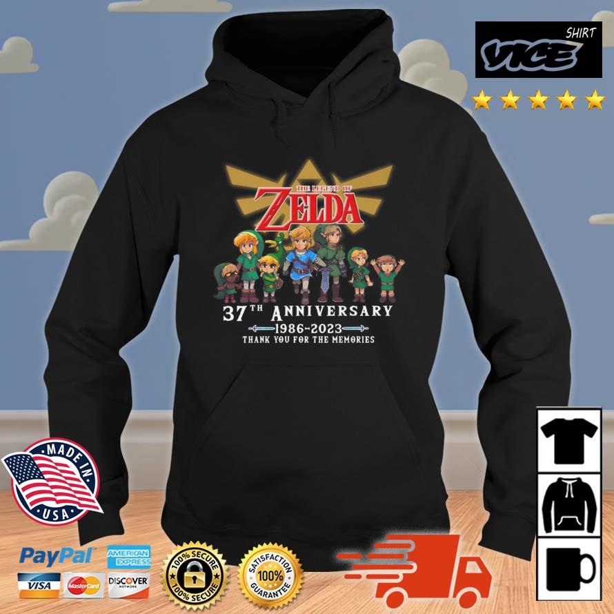 The Legend Of Zelda 37th Thank You For The Memories Signatures Shirt Hoodie