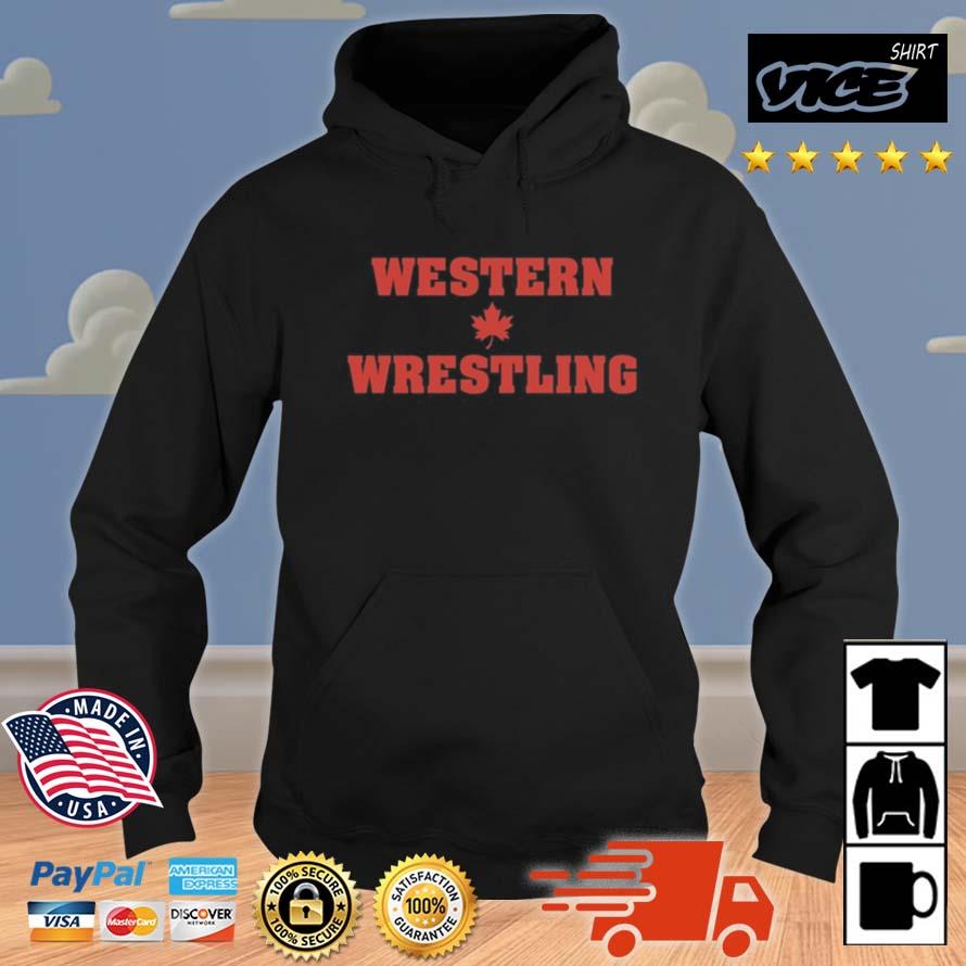 Western and Wrestling Shirt Hoodie