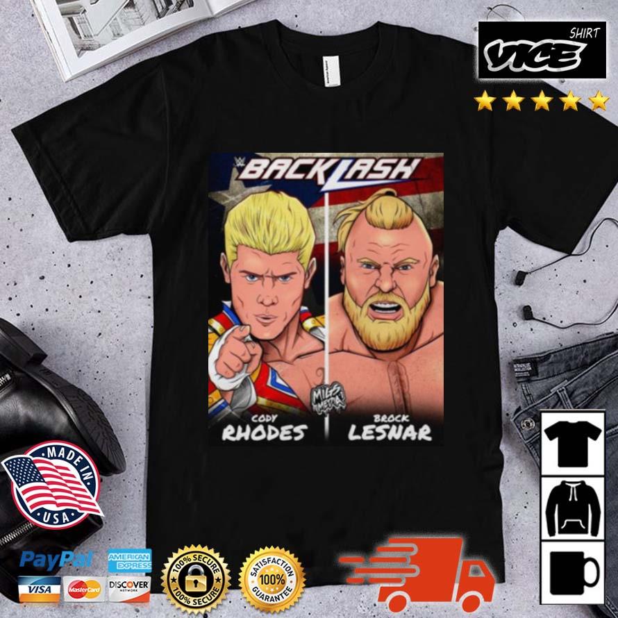 WWE Backlash Cody Rhodes Battles The Beast Brock Lesnar In San Juan Puerto Rico Shirt