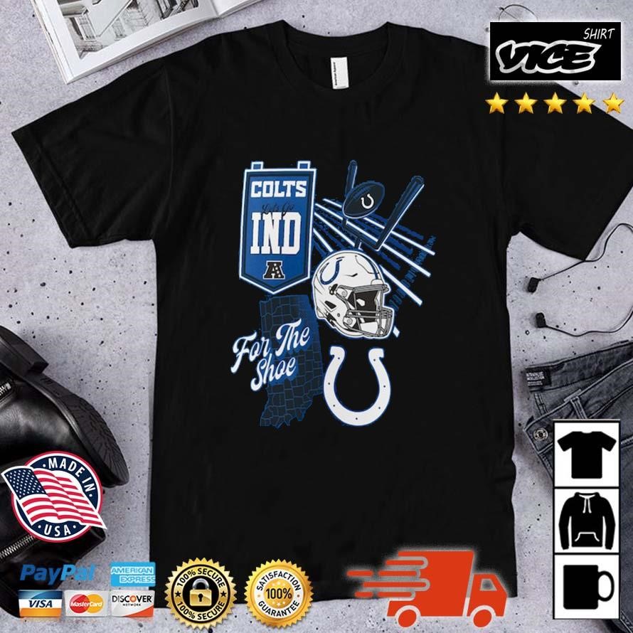 Indianapolis Colts Split Zone For The Shoe T-shirt